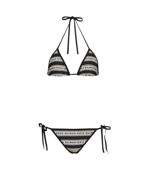 Balmain Balmain logo bikini