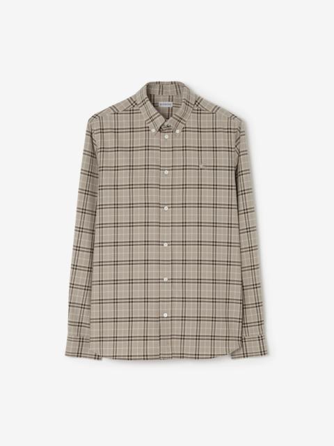 Burberry Relaxed Fit Check Cotton Shirt