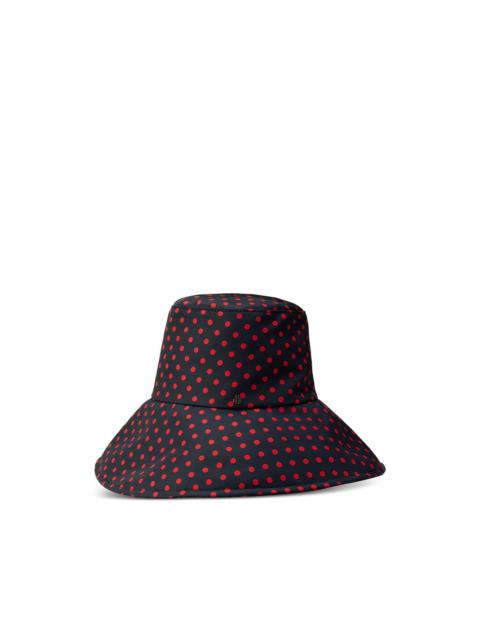 MAISON MICHEL Isabella polka-dot hat