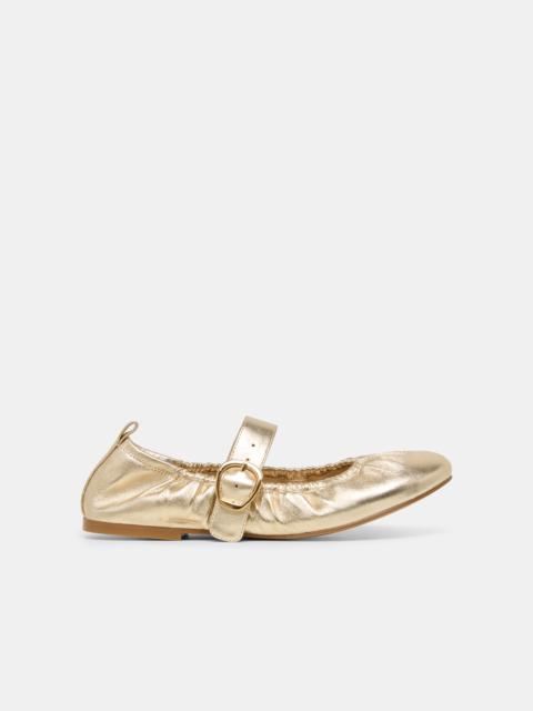 dolce vita CAELY BALLET FLATS PLATINUM LEATHER