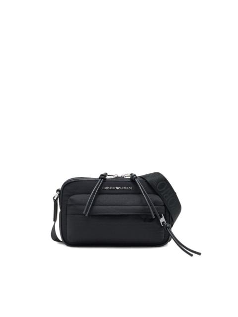 EMPORIO ARMANI logo-plaque crossbody messenger bag