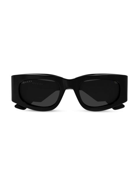GUCCI Women's Oblique 51MM Squared Sunglasses - Black