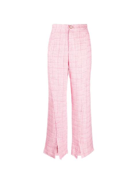 GCDS tweed tailored trousers