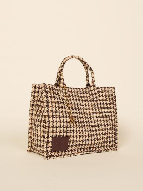 Sandro Tweed tote bag