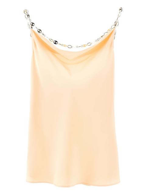 rabanne chain-strap top