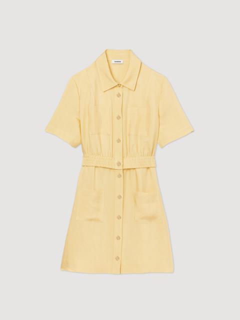 Sandro Short buttoned dress