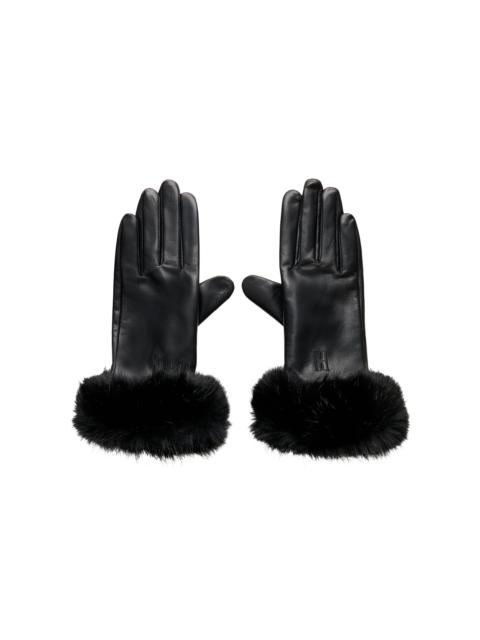 BY MALENE BIRGER Genna Faux Fur Gloves black