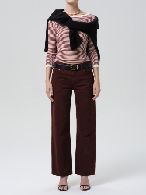 Citizens of Humanity Lindz Easy Straight In Burgundy