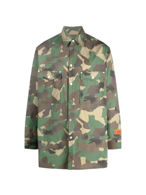 Heron Preston camouflage-print shirt jacket