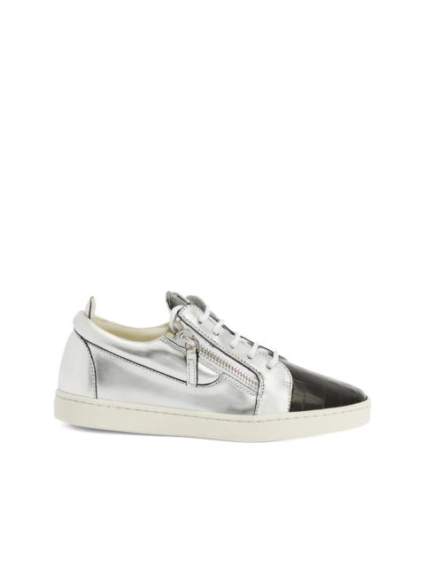 Giuseppe Zanotti Nicki metallic-effect sneakers