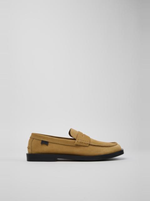 CAMPERLAB Brown Suede Leather Shoes for Men.