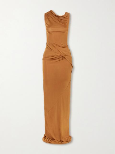 Rick Owens Shailee Draped Jersey Gown