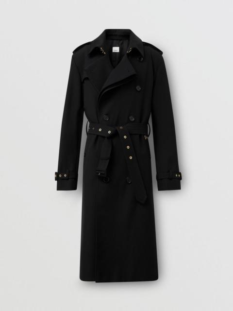 Burberry Wool Twill Loop-back Trench Coat