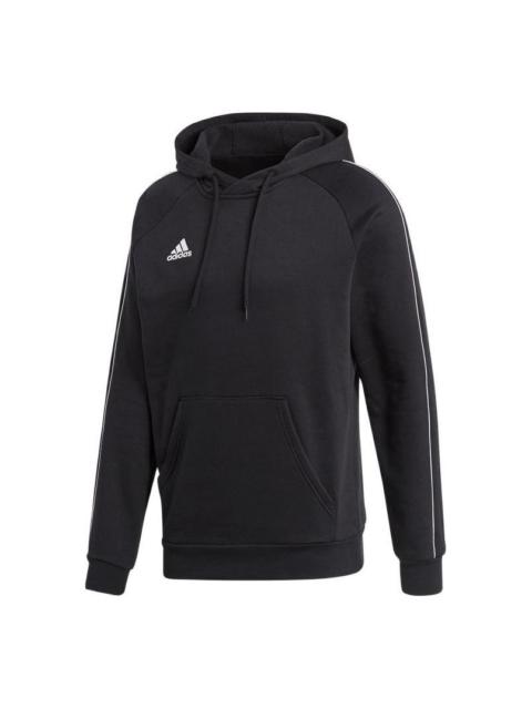 adidas Colorblock Stay Warm Fleece Lined Hooded Long Sleeves Hoodie Men's Black CE9068