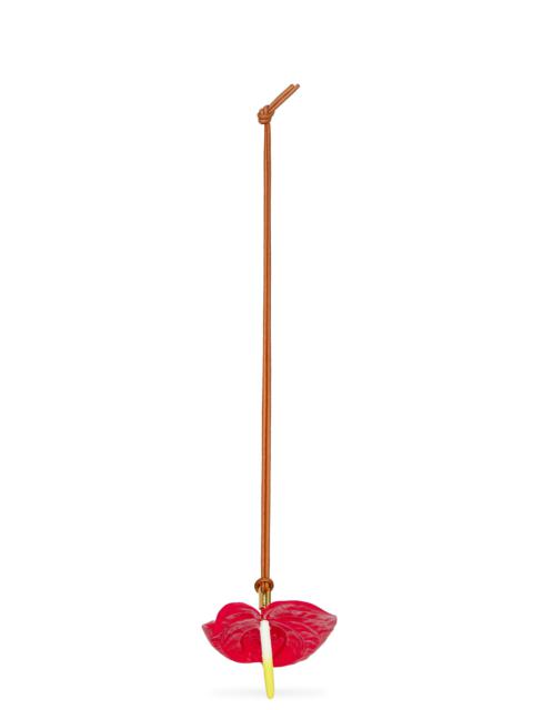 Loewe Anthurium charm in resin