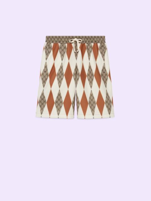 GUCCI GG rombus print neoprene shorts