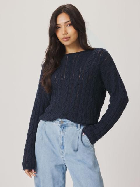 Splendid Brennan Cable Knit Sweater