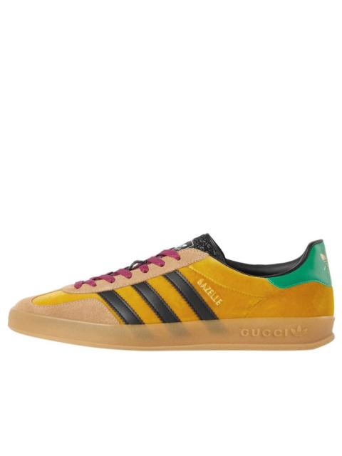 GUCCI 아이다스 ₢ 킹 Gucci Gazelle '황색' 707848-FAAQY-7141