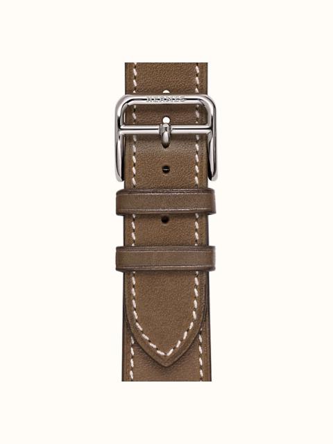 Hermès Heure H Watch Strap Single Tour, 26 x 26 mm, long