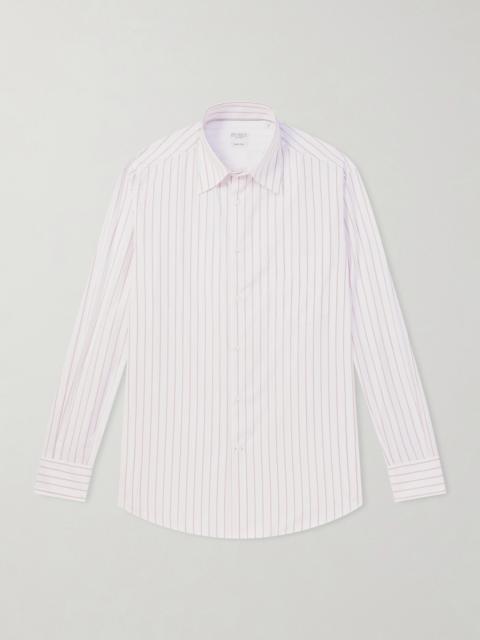 Brunello Cucinelli Striped Cotton-Poplin Shirt