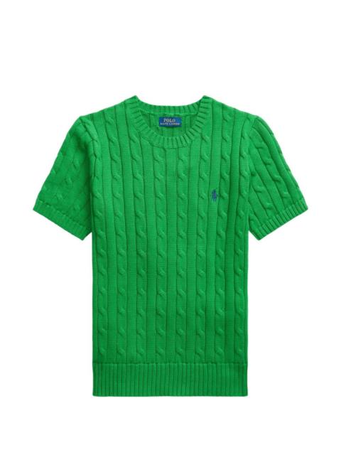 Polo Ralph Lauren cable-knit short-sleeved sweater