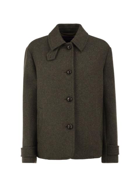 WEEKEND Max Mara flared virgin wool-blend jacket