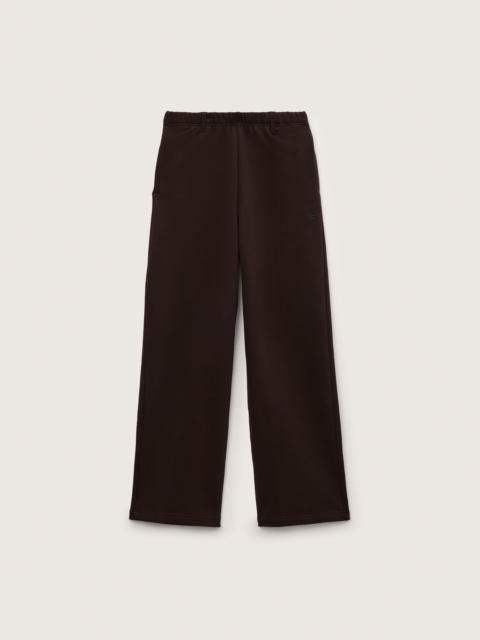 PANGAIA Mens Midweight Straight Leg Logo Track Pants - Obsidian Core