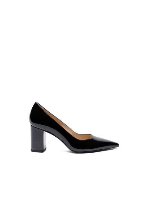 Stuart Weitzman Power block-heel pointed pumps