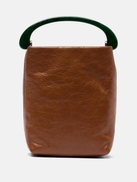 Dries Van Noten Micro leather tote bag