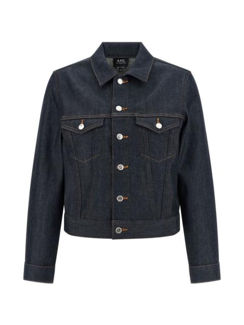 Dion contrast-stitching jacket