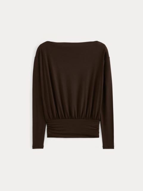 EVERLANE DRAPEY JERSEY SLOUCHY TOP