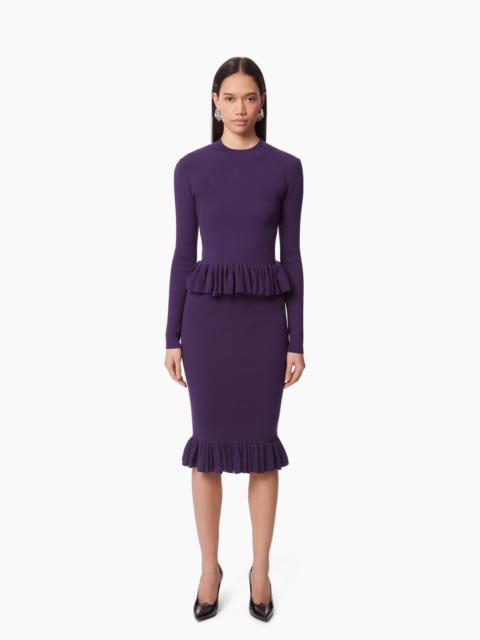 NINA RICCI SWEATER WITH RUFFLE PEPLUM