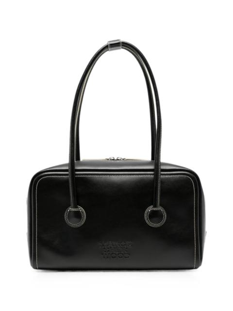 MARGESHERWOOD Margesherwood Embossed-logo Contrast-stitch Tote Bag