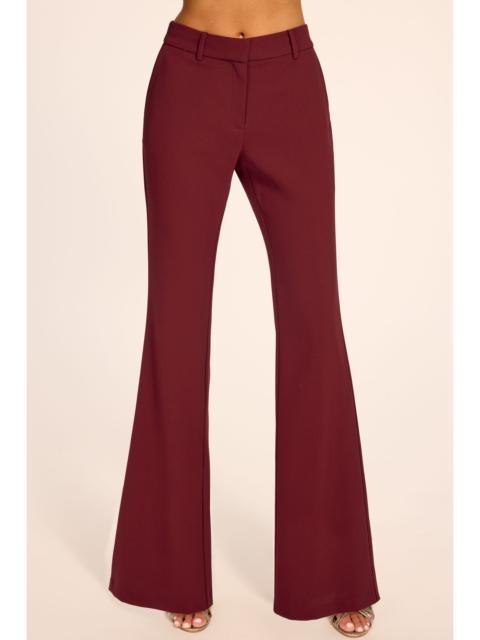 RAMY BROOK Orian Tailored Flare Pant | CRANBERRY