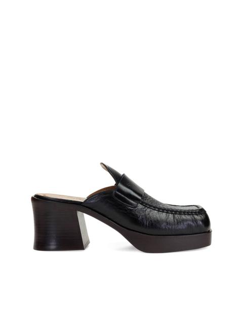Marni leather "Black" mules