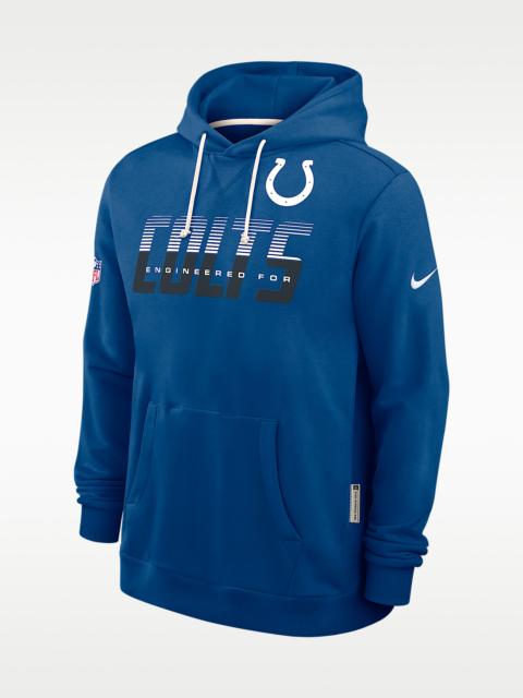 Nike Indianapolis Colts Sideline Standard Issue Men's Nike Dri-FIT NFL Pullover Hoodie