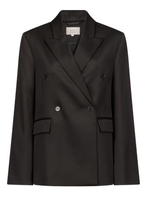 Loulou de Saison Hornlds double-breasted peak-lapel blazer