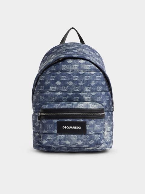 DSQUARED2 D2 MONOGRAM BACKPACK