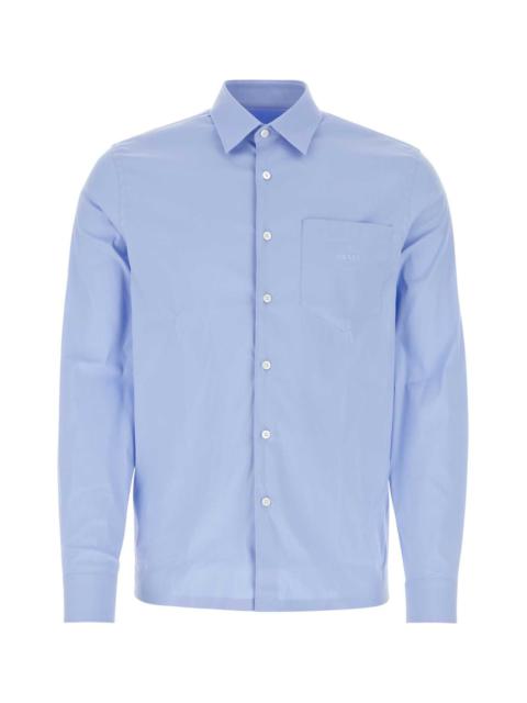 Powder Blue Poplin Shirt