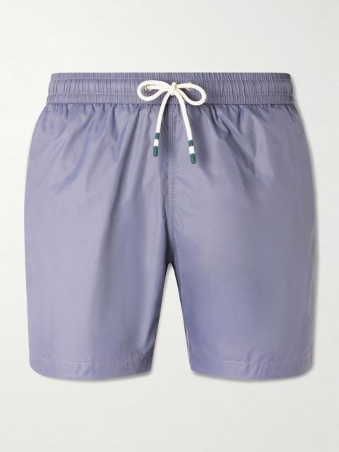 Hartford Straight-Leg Mid-Length Recycled Swim Shorts Gray