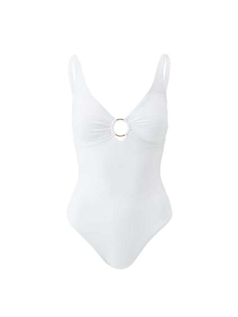 MELISSA ODABASH ABRUZZO WHITE SWIMSUIT