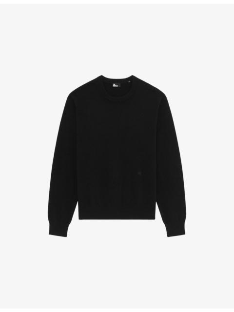 The Kooples Crewneck Relaxed-Fit Stretch Cashmere-Blend Jumper