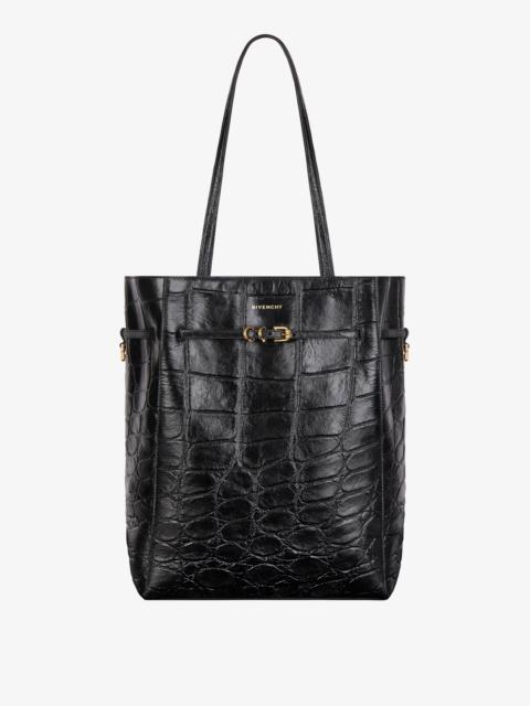 Givenchy MEDIUM VOYOU TOTE BAG IN CROCODILE EFFECT LEATHER