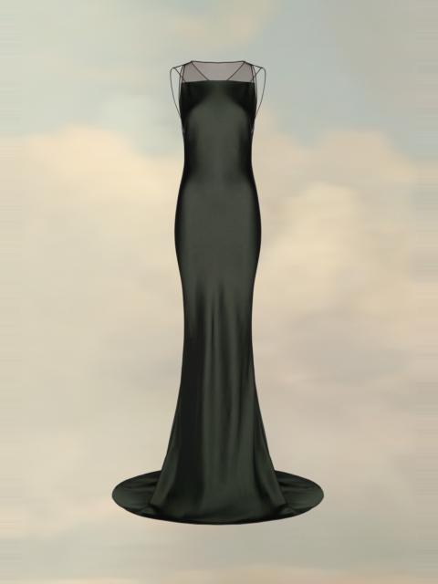 Maison Margiela Hammered Satin Gown