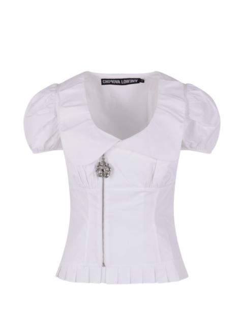 Chopova Lowena Spike pleated blouse