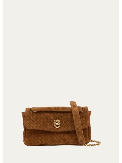 Bottega Veneta Madison Small Suede Shoulder Bag
