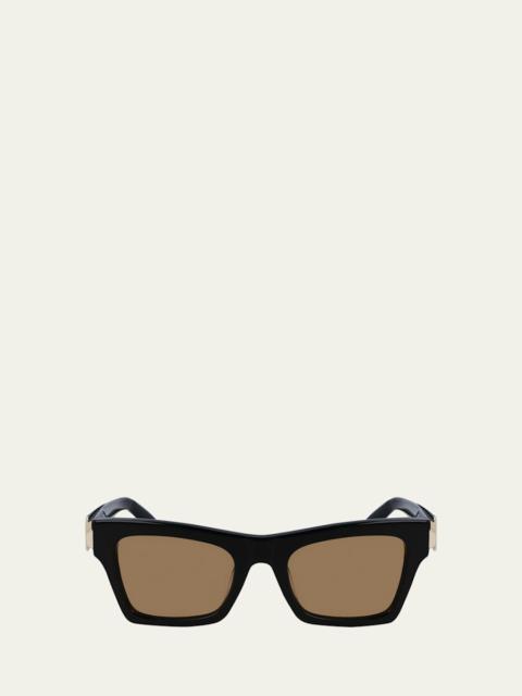 FERRAGAMO Prisma Acetate Cat-Eye Sunglasses