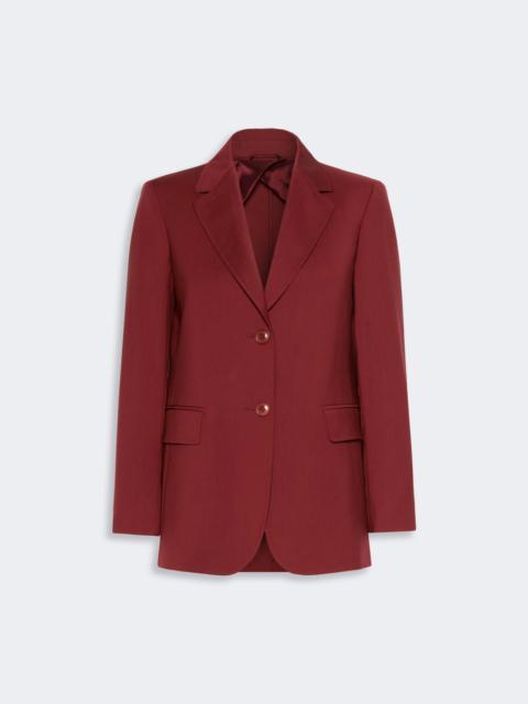 Max Mara ASSENZI Single-breasted woollen cloth jacket - RUBY