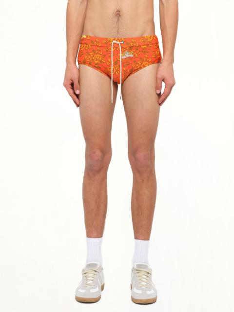 Loewe Loewe x Paula Printed Swim Briefs in Orange