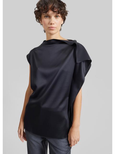 Sportmax Sportmax Lana Silk Top - Black